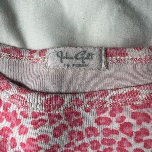 jhon galt (brandy melville) pink cheetah print shirt!